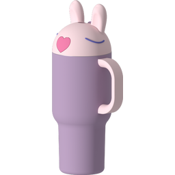 Insulated Mug with Handle - Rabbit 900 ml - 1 item