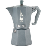 Moka Express Exclusiv Octagonaal voor Inductie - Grijs