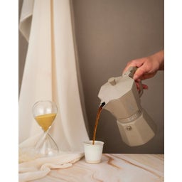 Moka Express Exclusiv Octagonal induction sable