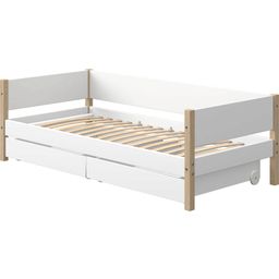 Flexa NOR postelja 90x200 cm s predaloma - 1 k