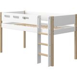 NOR Mid-high Bed 200x90 cm with Vertical Ladder