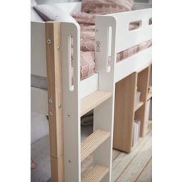 NOR Mid-high Bed 200x90 cm with Vertical Ladder - 1 item