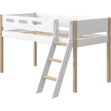 NOR Mid-high Bed 200x90 cm with Inclined Ladder