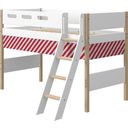 NOR Semi-High Bed 200x90 cm with Inclined Ladder - 1 item