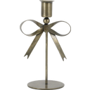 Chic Antique Portacandele con Fiocco - H 18 / L 10,5/ B 7,5 cm