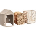 elho cosy insect hotel - 18 cm - Beige fungo