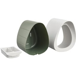 elho essential Bird Feeder 18 cm - Fibrous Grey