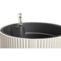 all-in-1 Set Topf vibes rund 18 cm inkl. Bewässerungsystem - leinenweiß