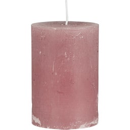 IB Laursen Rustikale Kerze Höhe 10 cm - Malve