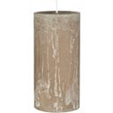 IB Laursen Rustikale Kerze Höhe 14 cm - Leinen