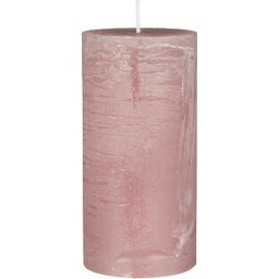IB Laursen Bougie Rustique - Hauteur 14 cm - Mauve