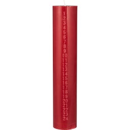 IB Laursen Christmas Candle, Red - 1 item