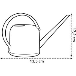 b.for soft watering can 1,7 L - antracite - 1 pz.