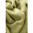 IB Laursen Plaid with Fringes - Olive green