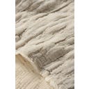 IB Laursen Bedspread with Chequered Stitching - Light blue / off-white