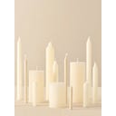IB Laursen Rustic Candle, height 14 cm - Cream