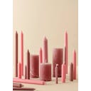 IB Laursen Bougie Rustique - Hauteur 14 cm - Mauve