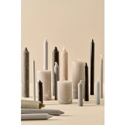 IB Laursen Rustic Candle, height 14 cm - Grey