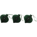 Eulenschnitt Paper Pendants - Set of 3, 7 cm - dark green