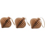 Eulenschnitt Papieranh&auml;nger 3er Set 7cm