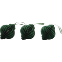 Eulenschnitt Paper Pendants - Set of 3, 10 cm - dark green