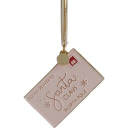 Eulenschnitt Baumschmuck Weihnachtsbrief - 1 Stk