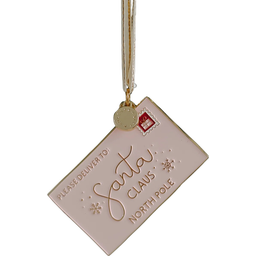 Eulenschnitt Baumschmuck Weihnachtsbrief - 1 Stk