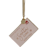 Eulenschnitt Baumschmuck Weihnachtsbrief