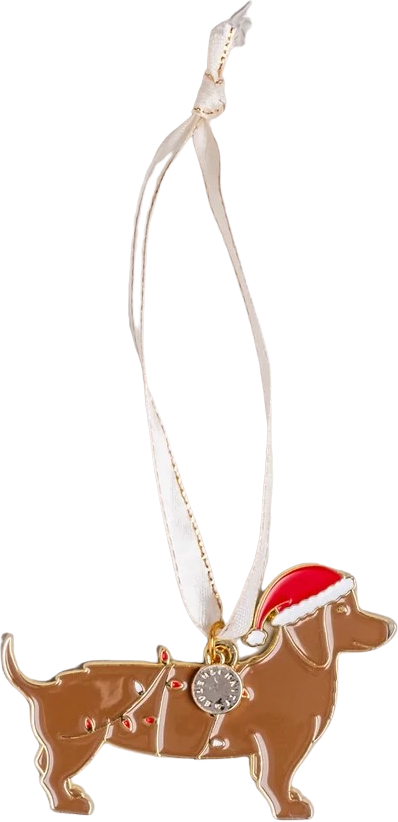 Eulenschnitt Tree Decoration - Christmas Dachshund