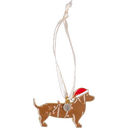 Eulenschnitt Baumschmuck Weihnachtsdackel