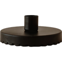Kerzenhalter schwarz Welle für Vorratsglas - 1 Stk