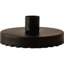 Portacandele per Barattolo - Nero Ondulato - 1 pz.