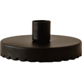 Black Wave Candle Holder for Glass Container