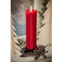 IB Laursen Christmas Candle, Red - 1 item