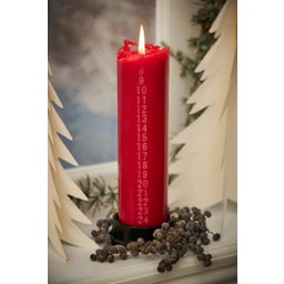 IB Laursen Christmas Candle, Red - 1 item