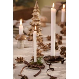 IB Laursen Taper Candle - White