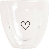 Eulenschnitt Double-walled Heart-shaped Glass - Heart