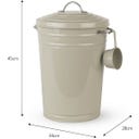 Garden Trading Contenitore per Mangime - Horsley - Large