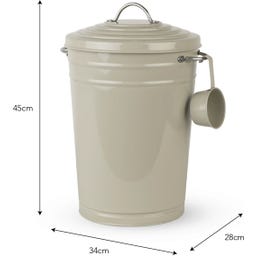 Garden Trading Contenitore per Mangime - Horsley - Large