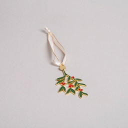 Eulenschnitt Baumschmuck Mistelzweig