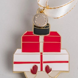 Eulenschnitt Baumschmuck Weihnachtsmädchen