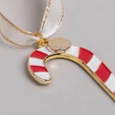 Eulenschnitt Baumschmuck Zuckerstange