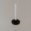 Eulenschnitt Kerzenhalter schwarz für Vorratsglas