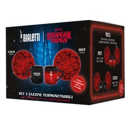 Set 2 Tassen mit Untertassen Stranger Things