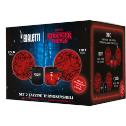 Set 2 Tassen mit Untertassen Stranger Things