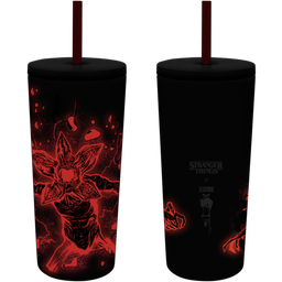 Thermobecher mit Strohhalm Stranger Things