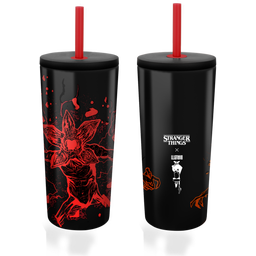 Thermobecher mit Strohhalm Stranger Things
