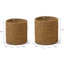 Garden Trading Cache-Pots « Brading » - Lot de 2 - 1 kit