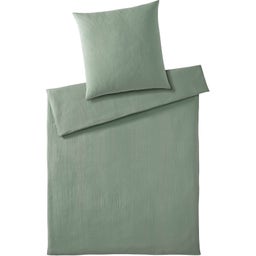 elegante Bettwäsche-Set Musselin Smooth Pistazie