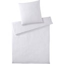 elegante Bettwäsche-Set Musselin Smooth Weiß